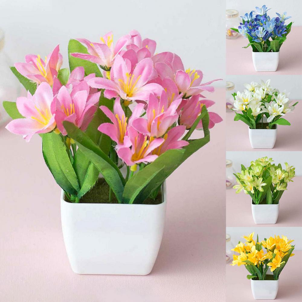 15cm Artificial Lily Flower Pl - Bonsai Garden And Cafe recension och pris