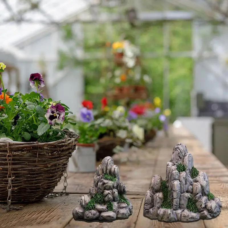 Mini Mountain Miniature Fake S - Bonsai Rock Garden recension och pris