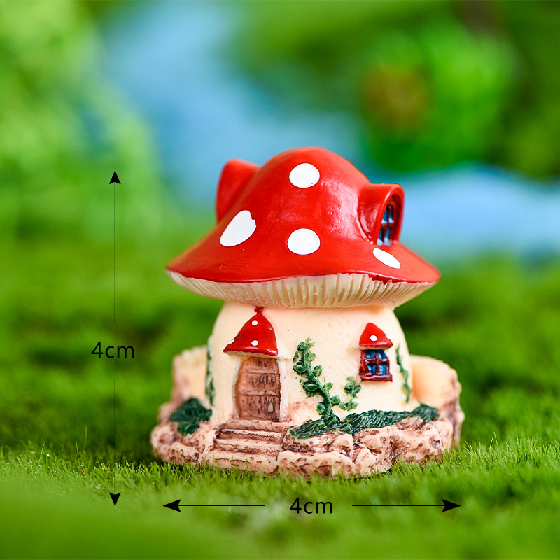 1PC Kawaii Garden Mini Mushroo - Bonsai Garden House recension och pris