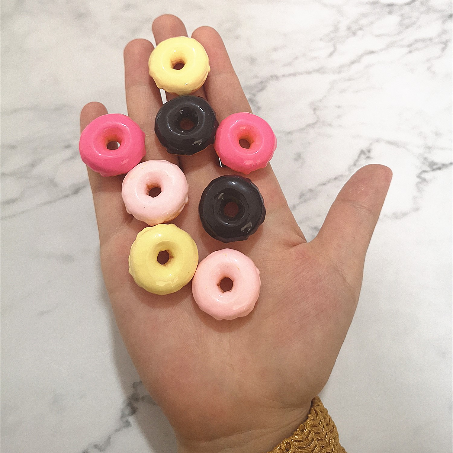 6pcs Doughnuts/Dessert/Donut/M - Bonsai Garden House recension och pris
