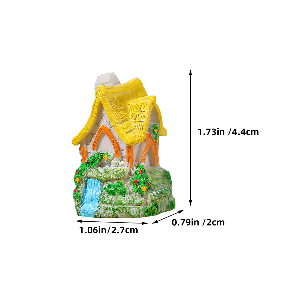 6Pcs Resin Mini House Decor fo - Bonsai Garden House recension och pris