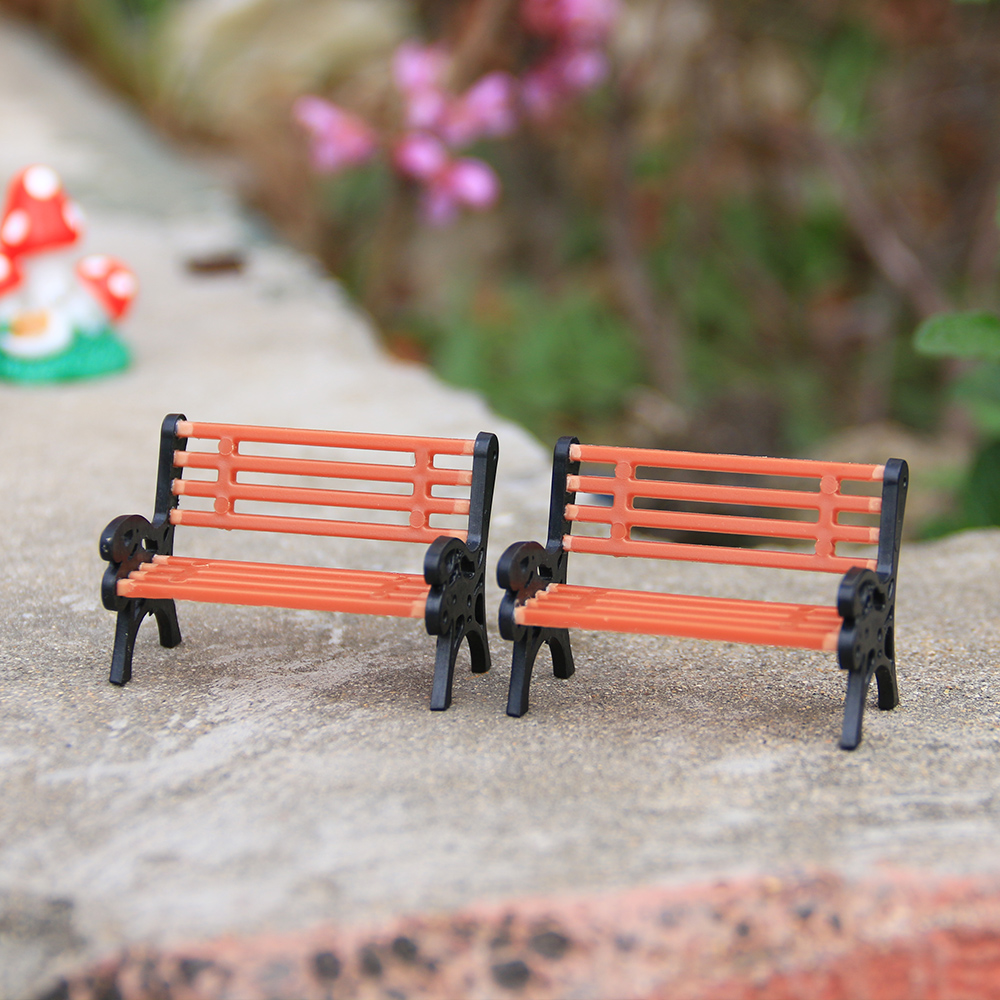 1PC Resin Miniature Bench Stoo - Bonsai Garden House recension och pris