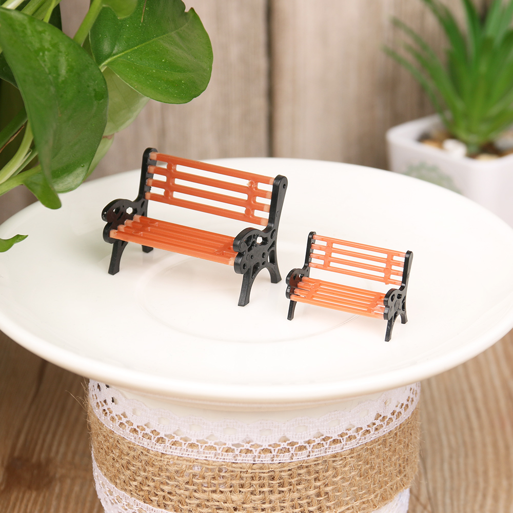 1PC Resin Miniature Bench Stoo - Bonsai Garden House recension och pris